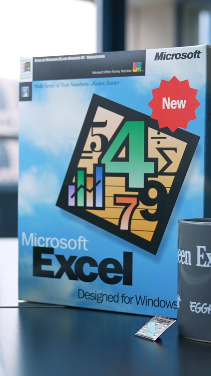 40 years. One iconic grid. Pass the sheet cake and raise a coffee. Happy birthday, Excel 🎂 #Excel40