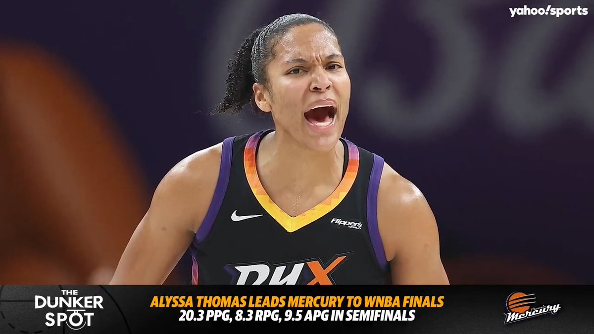 .Nekias (Nuh-KY-us) Duncan and Steve Jones salute Alyssa Thomas after a DOMINANT series vs. the Lynx 🫡 (via The Dunker Spot)