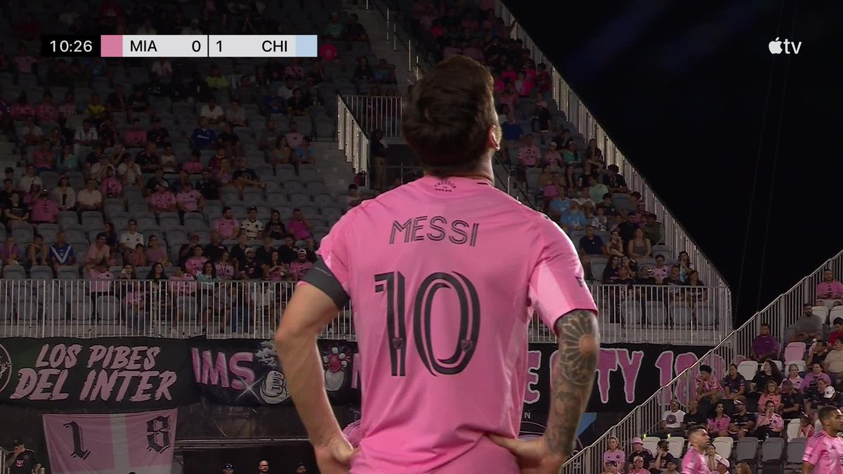 ⚠️🇺🇸 INTER MIAMI YA PIERDE VS CHICAGO FIRE EN 10 MINUTOS.