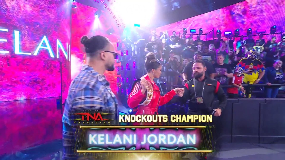 The Team Captains for TNA Wrestling: Mike Santana and Kelani Jordan They must decide who else is on their respective teams before the end of the night.
