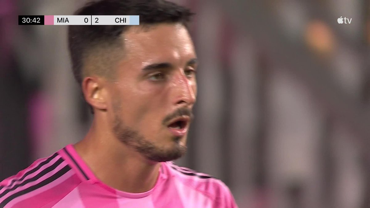 Inter Miami are down 2-0 in the first half to the Chicago Fire 👀 (via Major League Soccer)