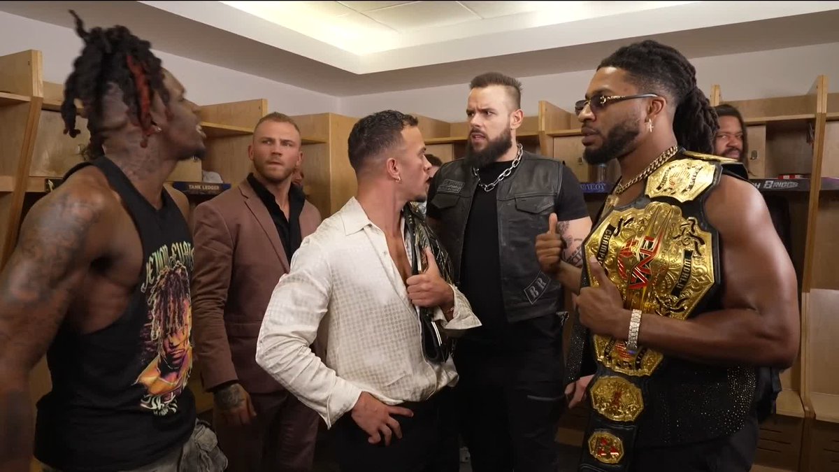 Can all these egos stay in check?! 😬 Ricky Saints has selected Trick Williams and Je’Von Evans for Team NXT, with only one spot remaining...