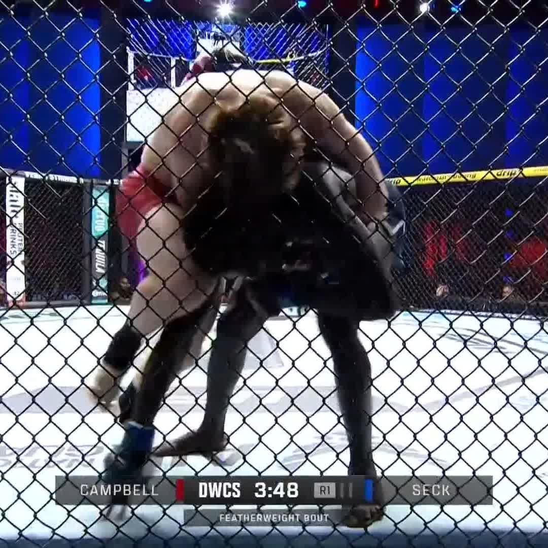 STATEMENT MADE 😮‍💨 Kurtis Campbell wasted no time getting the finish tonight! #DWCS