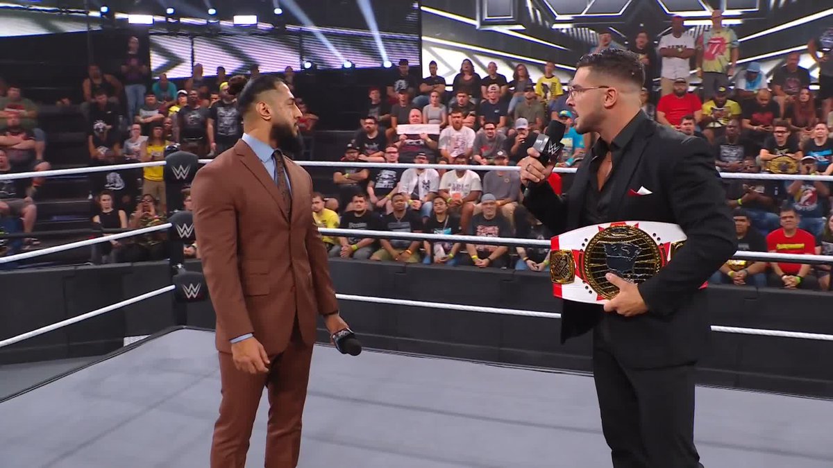 Why wait?! Mustafa Ali and Ethan Page gave us a little preview of Showdown!!!
