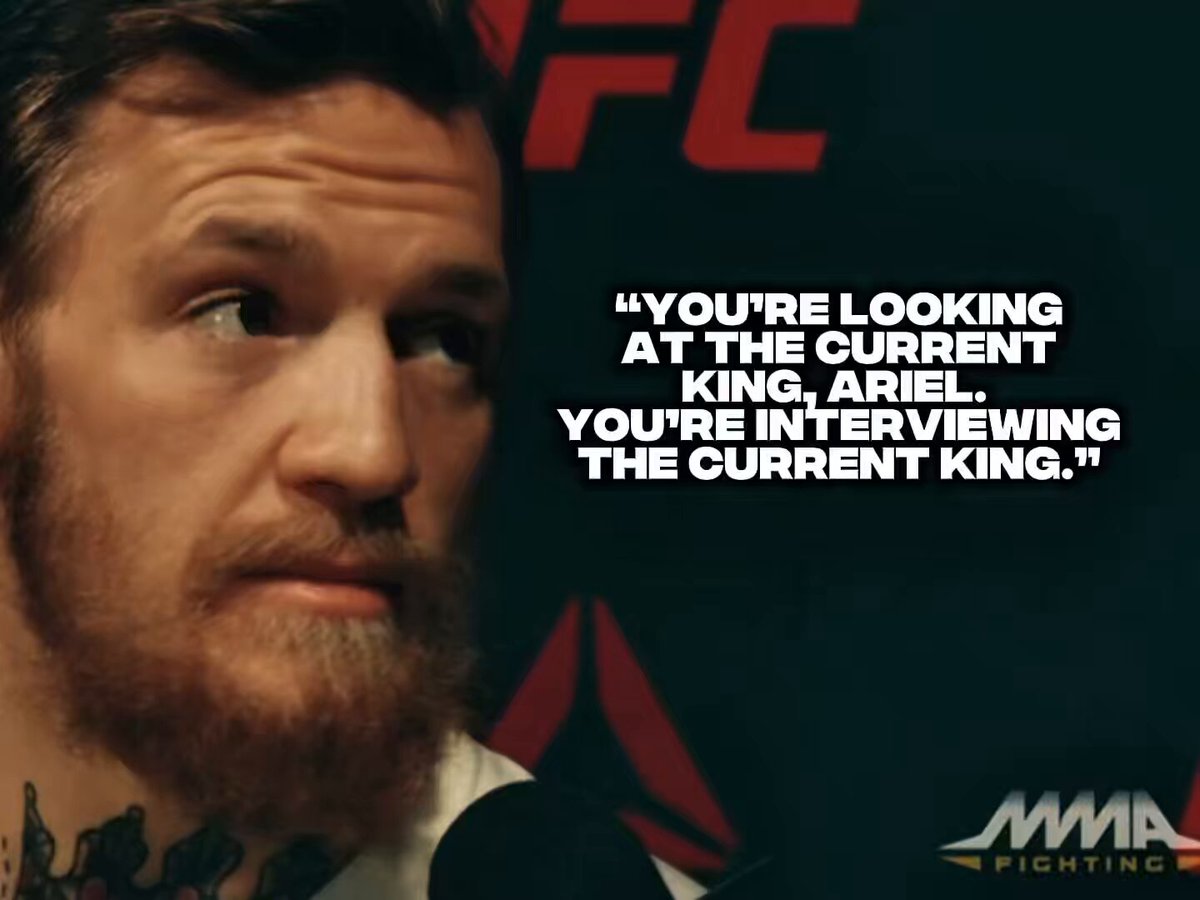 “If an individual is afraid to fight, you cannot force him. So it is what it is. If he’s running, if he’s scared, there’s nothing I can do…Sometimes I look in the mirror and get a little fright as well looking at myself. I am an absolute animal. A machine. So I probably wouldn’t want to fight me either.” June 30, 2015: Conor McGregor spoke with Ariel Helwani at the UFC x Reebok fight kit launch in New York City, less than two weeks before UFC 189. At that moment he did not know if it would be Jose Aldo or Chad Mendes standing across from him. It was a situation almost unheard of; a fighter uncertain of who his championship opponent was, just 10 days out, yet carrying on the most relentless media tour the sport had ever seen. McGregor embraced the chaos, turning doubt into spectacle, and defiance into destiny. Without a doubt one of the best interviews in MMA history. Tomorrow. Wednesday October 1st. Conor McGregor. In studio. The Ariel Helwani Show. Must see programming 👀 Ariel Helwani / Conor McGregor