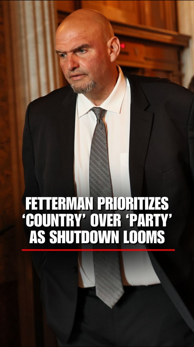 “For me it’s about more over the country not the party." Sen. Fetterman explains why he voted for the Republican-led effort to keep the government open.