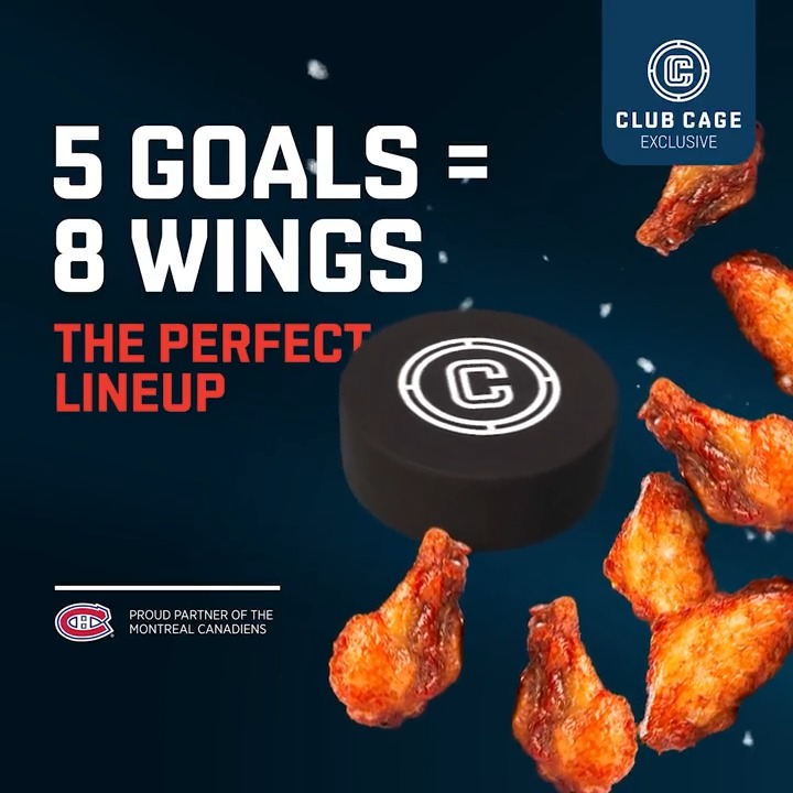 🚨🚨🚨🚨🚨 = 🍗🍗🍗🍗🍗🍗🍗🍗 To take advantage of this offer, join Club Cage → #GoHabsGo