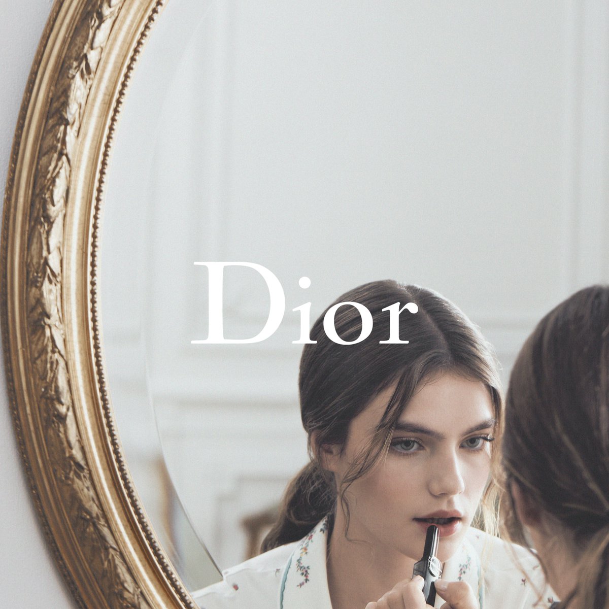 Florence Hunt in Dior Beauty ahead of the Dior Spring-Summer 2026 show by Jonathan Anderson Watch live on October 1, 2.30pm Paris time #DiorSS26