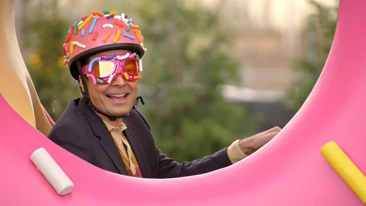 “They see me rollin…” Jimmy Fallon, probably #OnBrand