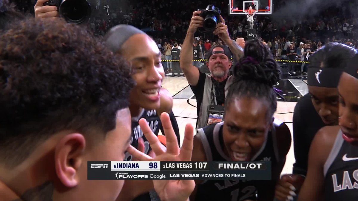 THE LAS VEGAS ACES ARE HEADED BACK TO THE WNBA FINALS ♠️
