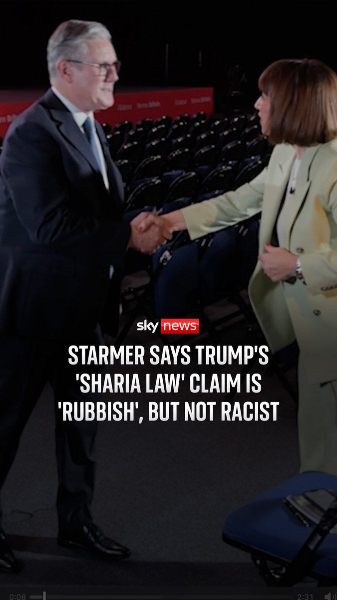 Sky's Beth Rigby sits down with Sir Keir Starmer to discuss Donald Trump and claims that Reform UK's policies are 'racist'. 🔗 Read more: