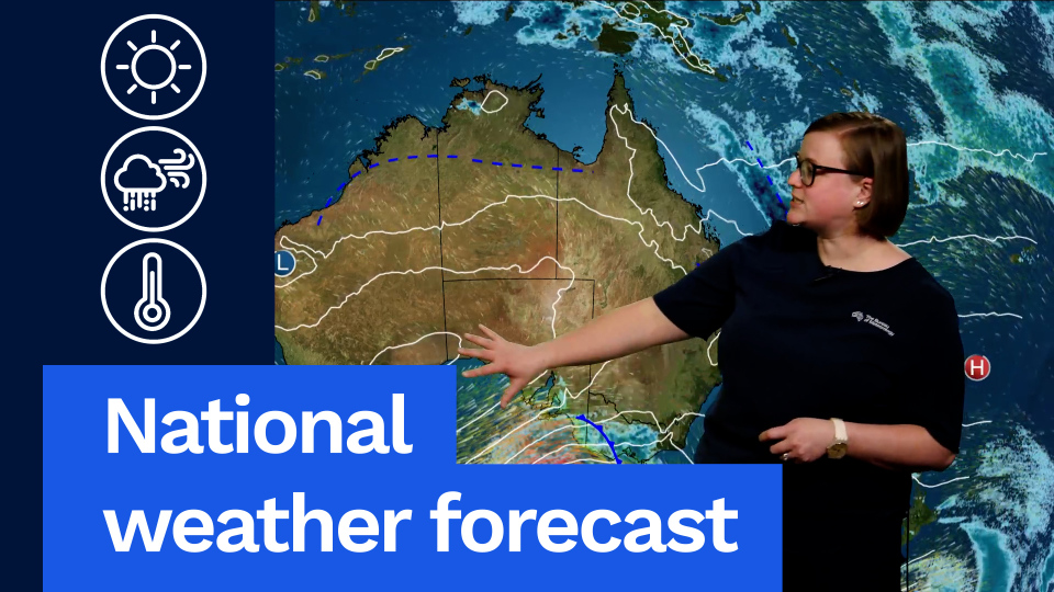 National Weather Forecast: Cold front for south-east Australia, warm and settled elsewhere Video current: 1:00 pm AEST 1 October 2025 For the latest forecasts and warnings, go to or the BOM Weather app.