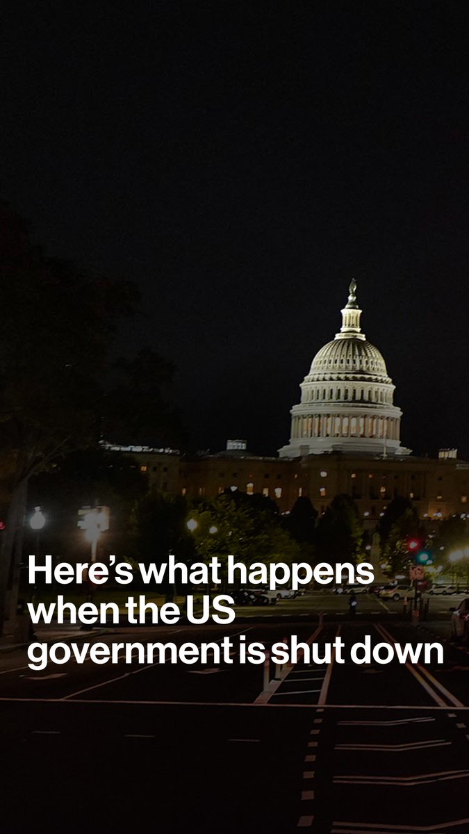 🚨 America enters its first govt shutdown in 6 years — the third under Trump’s presidency. Parks & museums closed, workers unpaid, services delayed. Economists warn GDP could drop 0.2% each week if deadlock drags on. Trump’s Washington in chaos. 🇺🇸😱