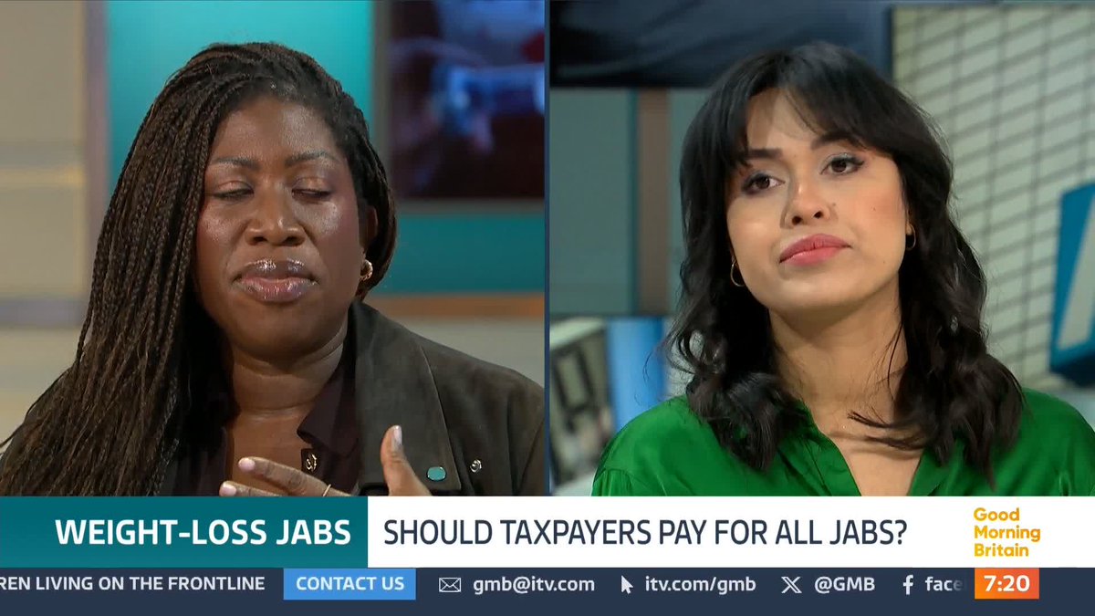 Wes Streeting has suggested weight-loss jabs could be offered to millions more people on the NHS in a bid to tackle obesity. Should taxpayers foot the bill for wider access to the drugs? ateh jewel, HonDmedia and Dr Bhasha Mukherjee debate.