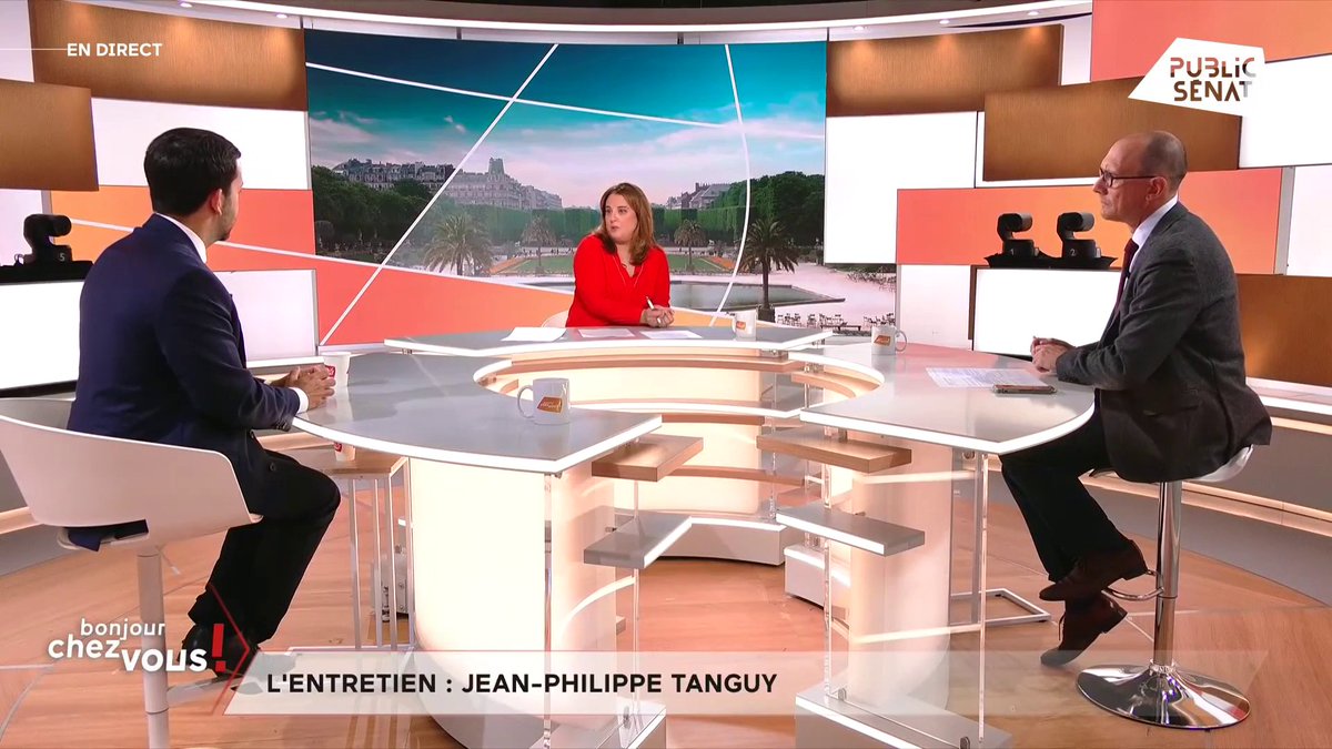 Présidentielle 2027 : “Marine Le Pen s’estime totalement innocente, on ne va pas laisser quelques juges faire la démocratie à notre place”, prévient Jean-Philippe Tanguy Ⓜ️ (RN) qui estime que Marine Le Pen est victime du “gouvernement des juges”. #BonjourChezVous