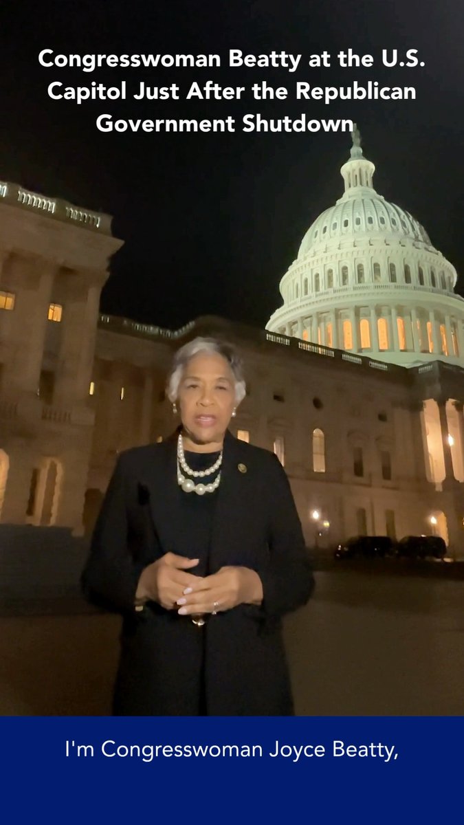 At midnight, Republicans shut YOUR government down instead of protecting YOUR health care. They left town, choosing higher costs for Americans. Democrats stayed in D.C. — choosing YOU: fighting to stop cuts, lower costs, and save health care.