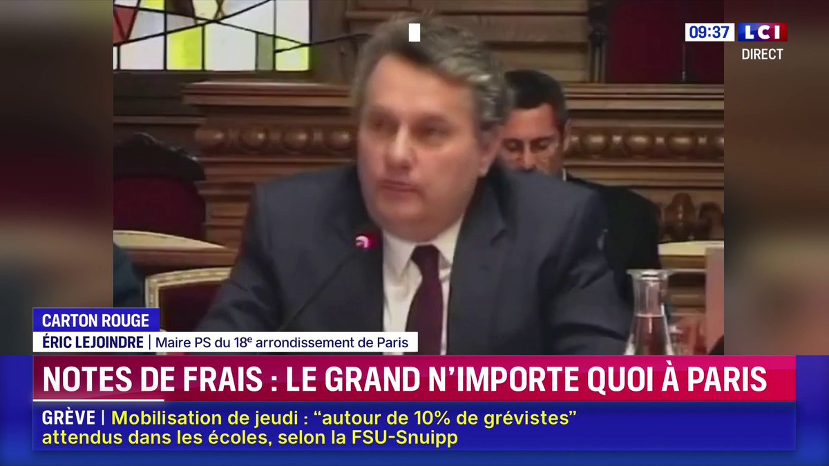 Dîner étoilé, pressing, coiffeur… le maire du 18e épinglé à son tour pour ses notes de frais ▶️ "Cet élu est gravement fautif" estime PERRI 📺 ANAIS BOUTON
