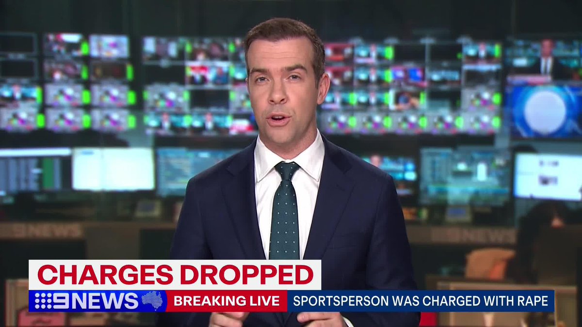 #EXCLUSIVE: Nine News can reveal rape charges against a high profile sportsperson are now expected to be dropped. Tom Morris with the exclusive details. #9News