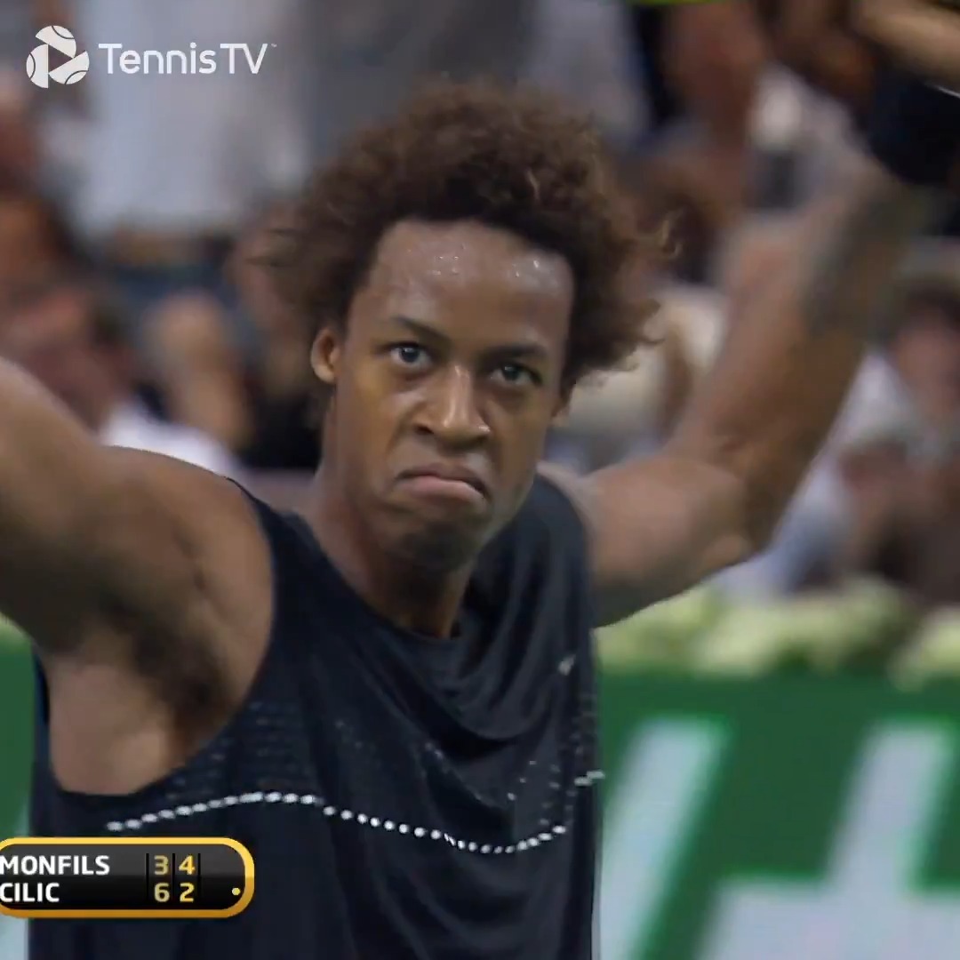 The man. The myth. La Monf ❤️ Gael Monfils: the greatest showman in the history of tennis.