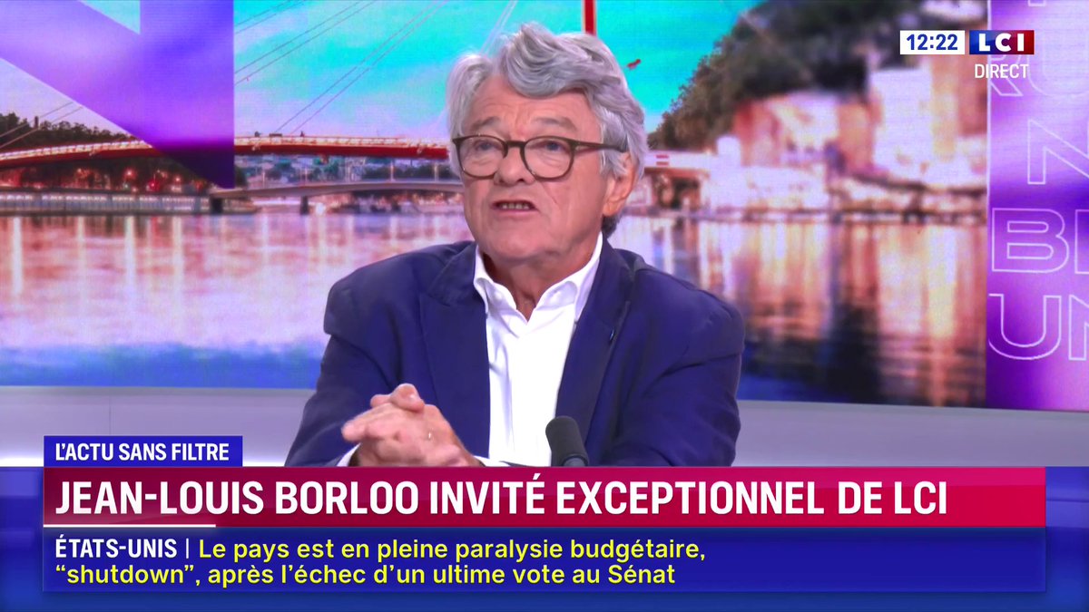 🔴 «Il y en a qui veulent bloquer le pays, moi je veux tout débloquer », déclare l'ancien ministre Jean-Louis BORLOO 📺 Eric Brunet / Magali Lunel