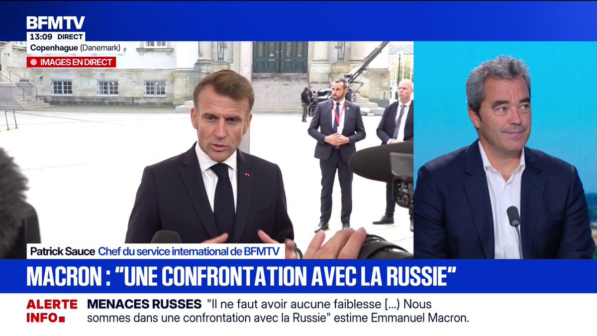 Emmanuel Macron: "Nous sommes dans une confrontation avec la Russie qui est un acteur très agressif dans notre espace informationnel depuis plusieurs années"