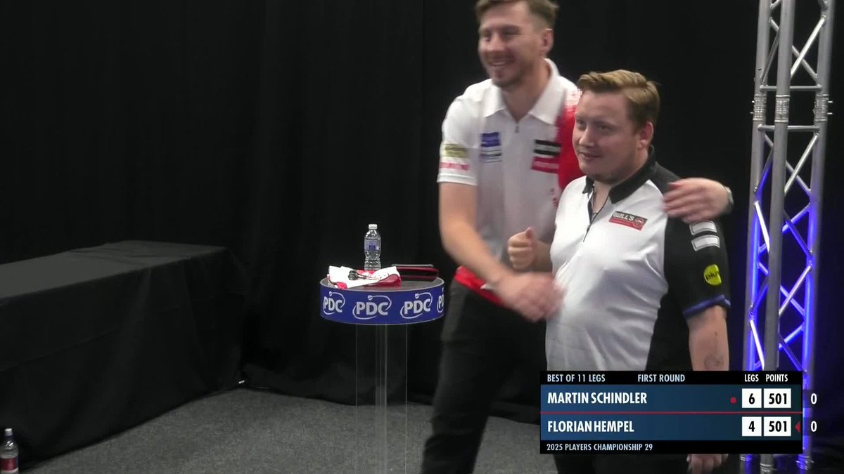 SOLID FROM THE WALL! Martin Schindler starts the day strong in our opening game on Stream One, defeating compatriot Florian Hempel 6-4! 📺 #PC29
