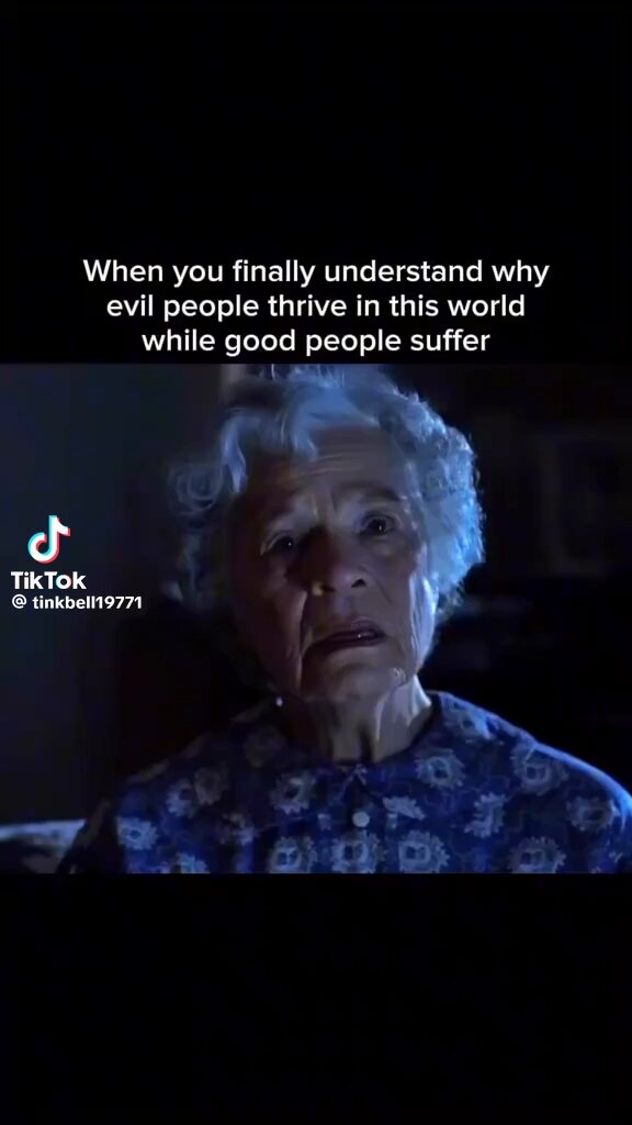 OH👏🏼MY👏🏼GOSH👏🏼 When you finally understand, why EVIL people thrive in this world while GOOD people suffer. I have NEVER heard such a POWERFUL explanation. 😵
