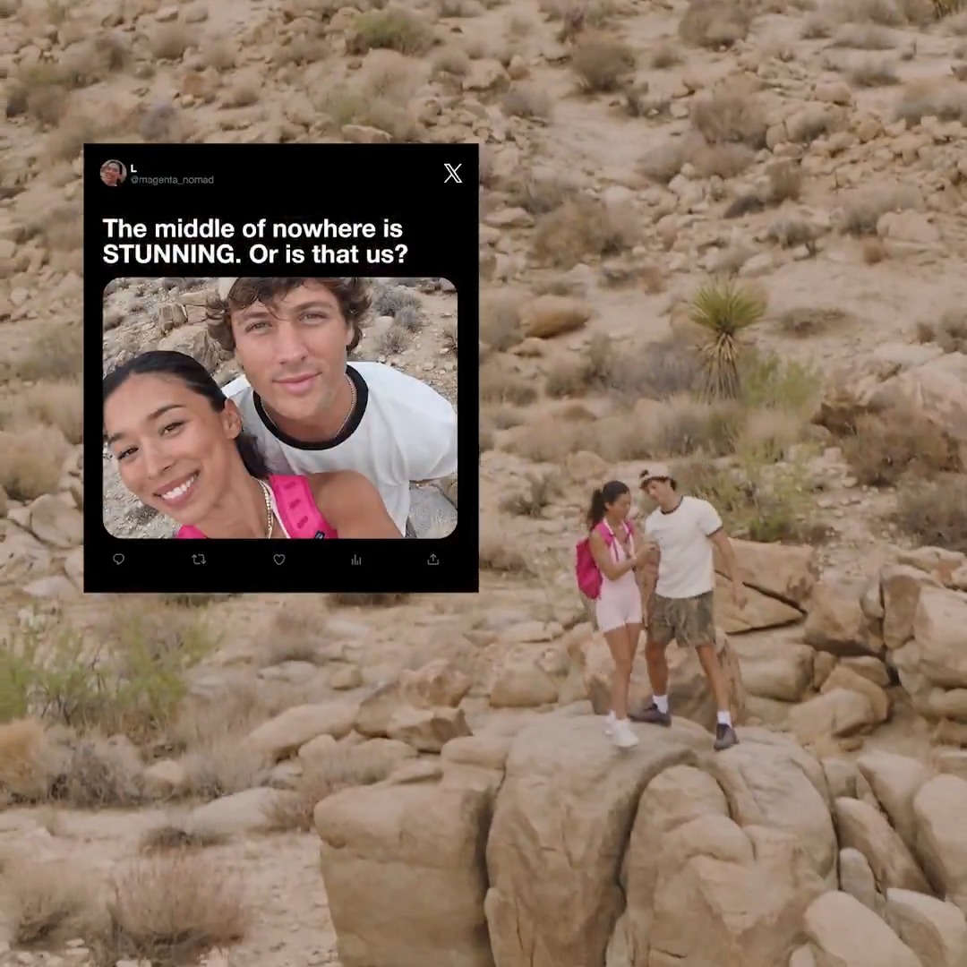 Stay the main character, even when you’re off the grid. Welcome to next-level coverage with T-Satellite-ready apps.