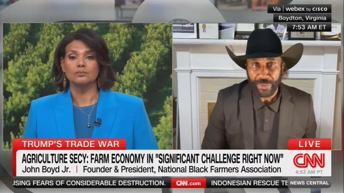 National Black Farmers Association President: Within 10 months, Trump has caused complete chaos for American farmers with his tariffs. Trump says he's a great dealmaker. Well, Trump got played on this one, and the American farmers are hurting
