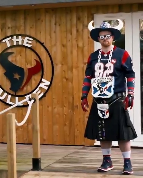 Texan pride all the way from Scotland. 🏴󠁧󠁢󠁳󠁣󠁴󠁿