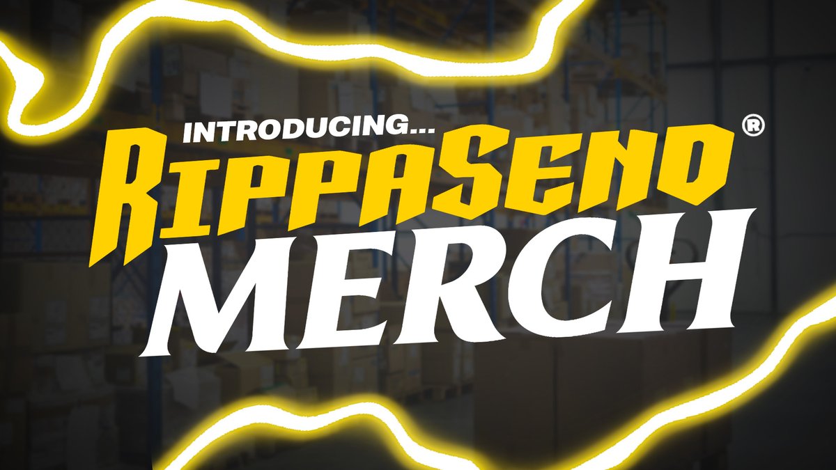 Excited to announce our new RippaSend Merch initiative. This has been in the works for a while (we already had clients), but now it's fully launched. Creators that want to improve their merch selection, contact us.