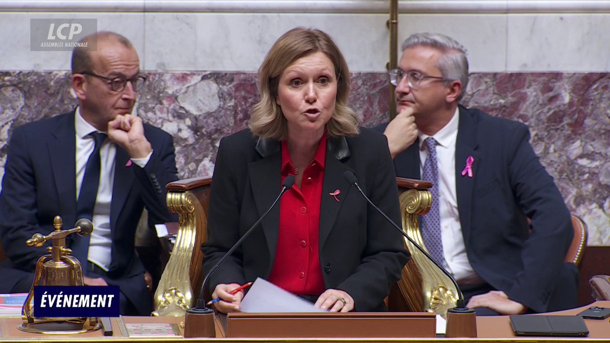 🔴🏛️ Bureau de l'Assemblée nationale - Sont élus aux six vice-présidences : ➡️ Nadège Abomangoli 🐢 (LFI) ➡️ Clémence Guetté (LFI) ➡️ Christophe Blanchet (MoDem) ➡️ Marie-Agnès Poussier-Winsback (Horizons) ➡️ Sébastien Chenu (RN) ➡️ Hélène Laporte (RN) #DirectAN