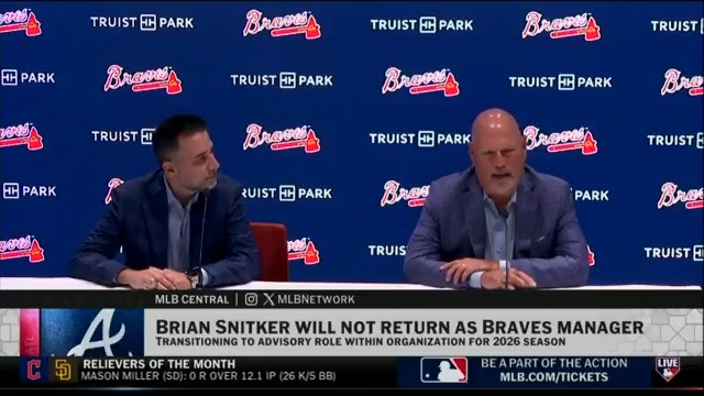 “It's about the players. The relationships and the friendships that I'll have the rest of my life... it's so special.” ♥️ An emotional Brian Snitker spoke about the decision to step down as Braves manager.
