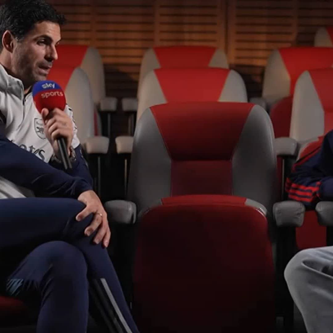 "Martin has a unique ability that without opening his mouth he can be a role model" 💪 Arsenal boss Mikel Arteta praises Martin Odegaard's leadership abilities 🇳🇴