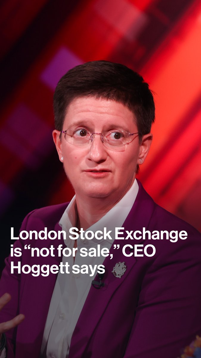 CEO Julia Hoggett tells Lizzy Burden the London Stock Exchange is "not for sale" after the Euronext CEO admitted interested in acquiring the exchange