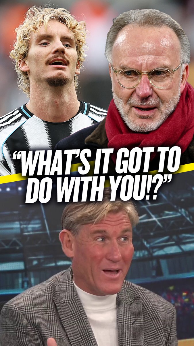 💰 "The inference that it's Middle East money... it's #LFC money!" 🤷♂️ "They should say 'thank you' for propping up their league!" 😡 "It's an anti-English sentiment! An anti-Premier League sentiment!" Simon slams Bayern chief for calling #NUFC "idiots" over Woltemade fee!
