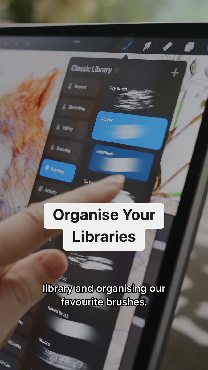 Create a fresh library full of your favorite brushes in Procreate 5.4. #Procreate