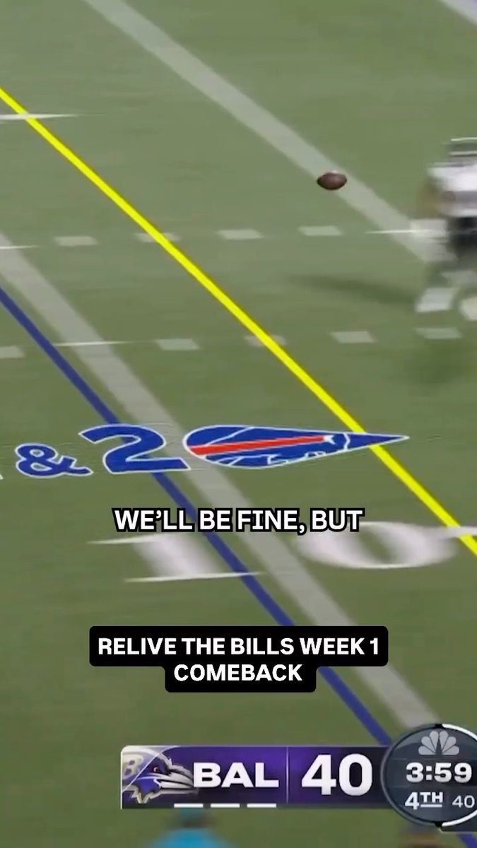 The Bills DEFINITELY set the tone for the season when it came to their Week 1 game. 👀
