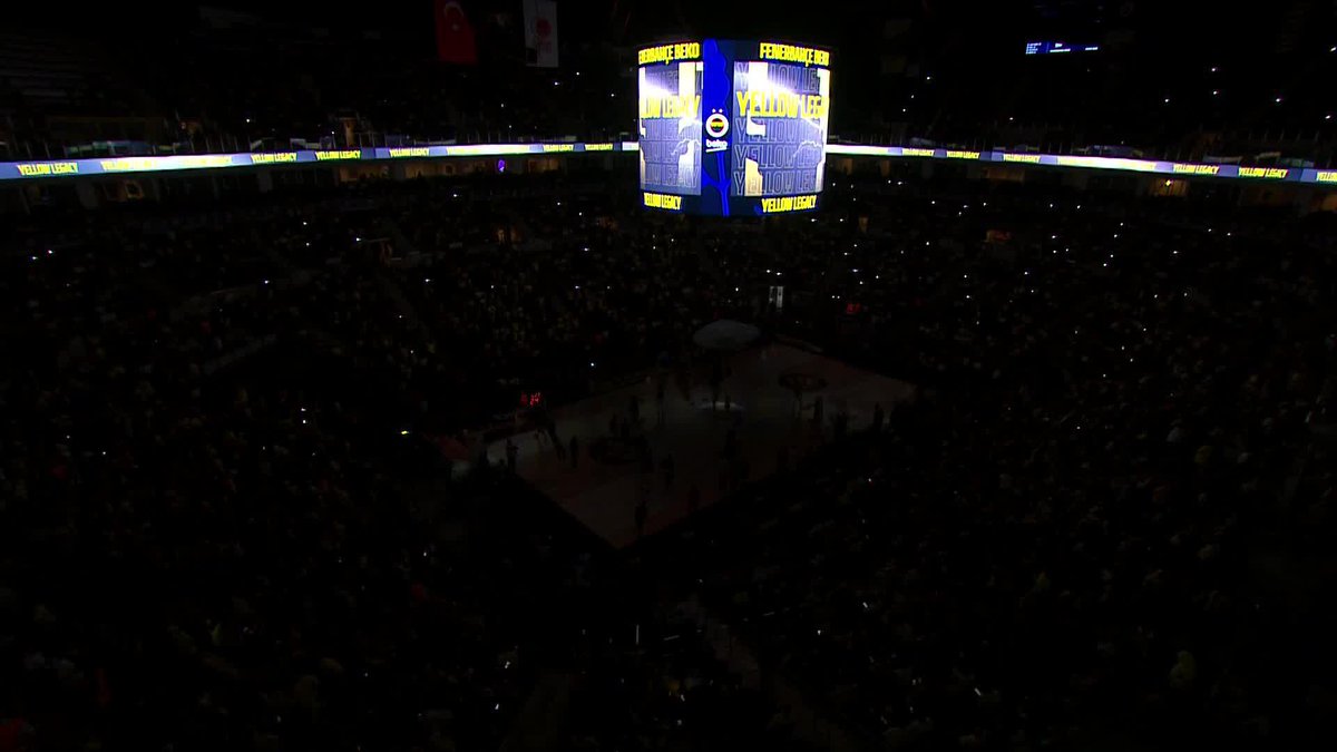 🔵🟡 Fenerbahçe Beko’dan 4 kupalı sezon açılışı seramonisi.👀🔥🔥