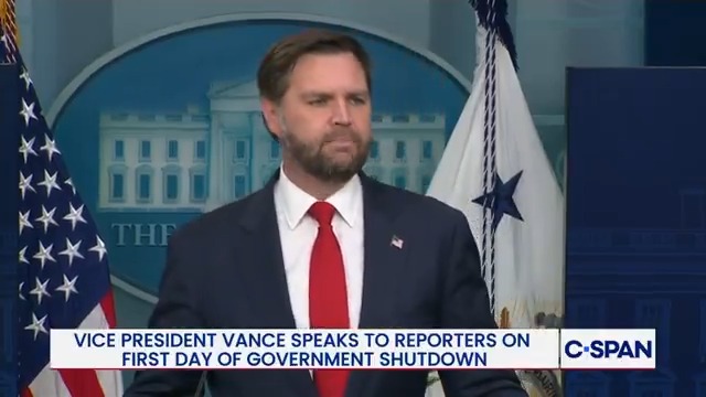.Vice President JD Vance: "It's a lie told by the Democrats that they're not trying to give health care benefits to illegal aliens. It's a lie that is obviously untrue if you just look at the text that they gave us."