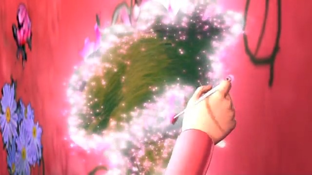 barbie as rapunzel - rapunzel uses the magic paint brush