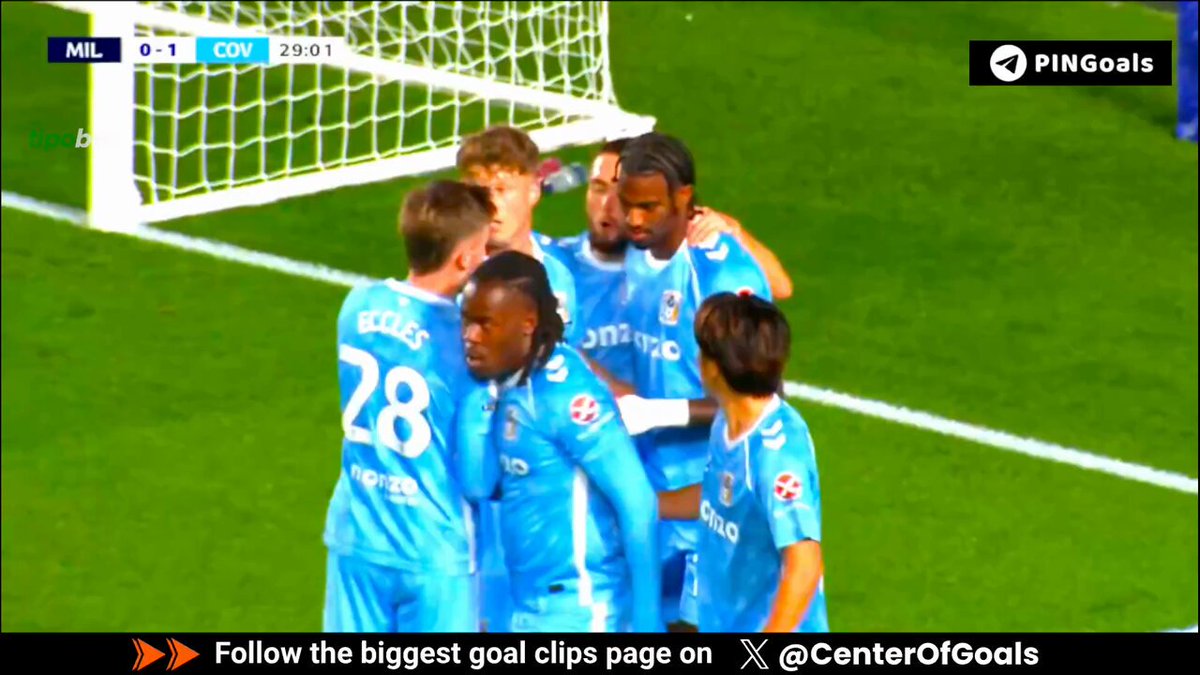 Haji Wright 🇺🇸 with his 8th goal of the season for Coventry. With Pepi out and Sergent underperforming for the US, he really should be in the October camp, no question about it. Your move, Poch