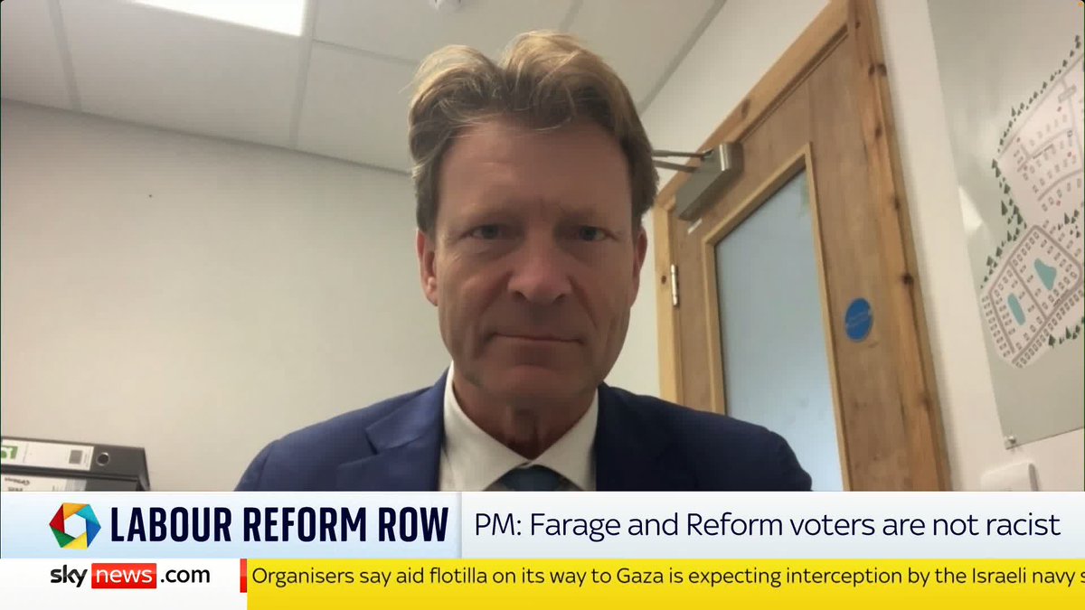 'The prime minister literally used the word "arms", take up arms and attack, go for the enemy, just the most extraordinary language' - Richard Tice MP 🇬🇧 Reform UK's deputy leader is challenged by Darren McCaffrey on claims Starmer called for violence against Farage's party.
