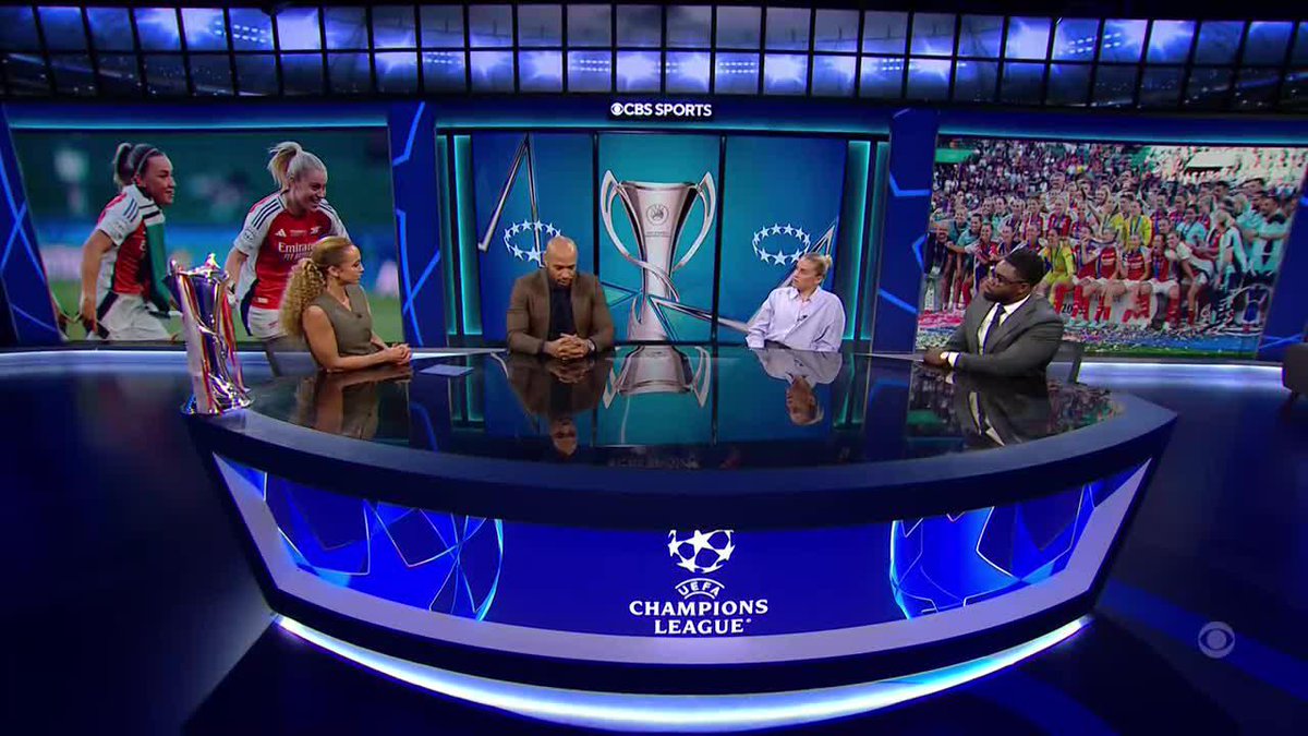 Thierry when Alessia mentioned Kelly Smith😭😭😭 Goats respect Goats🤝