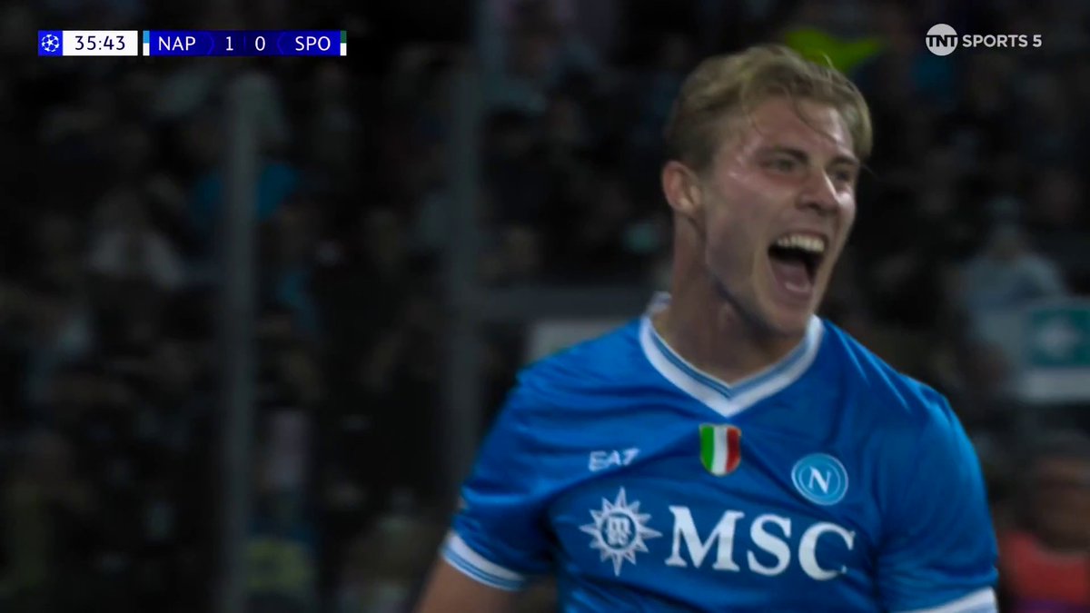 "Manchester City of old to Manchester United of old" 👀 Kevin De Bruyne releases Rasmus Højlund, who gives Napoli the lead over Sporting 🎯 📺 TNT Sports &amp; discovery+ UK