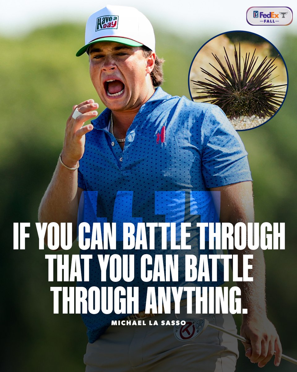 "If you can battle through that you can battle through anything." 💪 Ole Miss Men’s Golf senior Michael La Sasso tells the tale of how he stepped on a sea urchin.