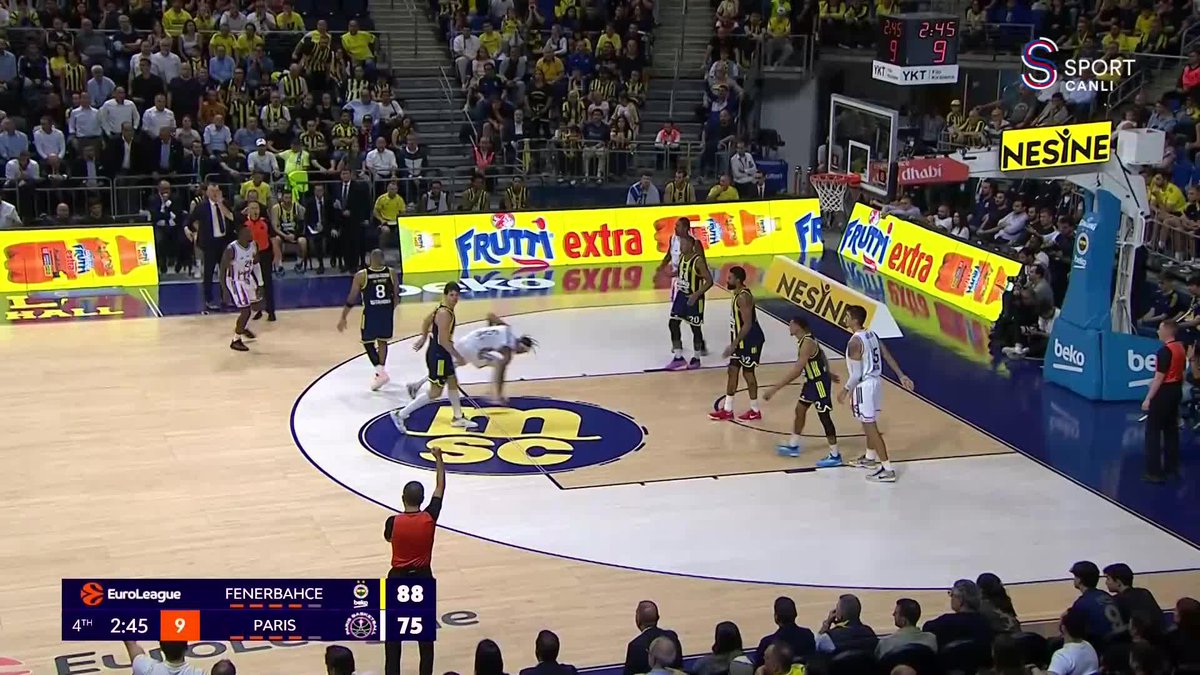 MAÇ SONUCU | Fenerbahçe Beko 96-77 Paris Basket Euroleague sezonuna galibiyetle başlıyoruz. Tebrikler takım! 💛💙