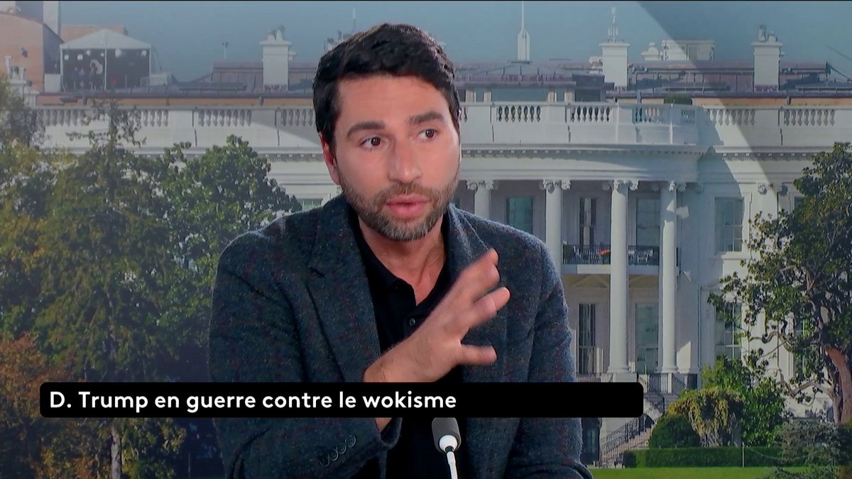 🗣️ 'Wokisme' : "Ça m'embête qu'on dise que ça n'existe pas", argue Sami Biasoni (Sami Biasoni), essayiste et docteur en philosophie à l’ENS. Loïc de La Mornais #SurLeTerrain #canal16