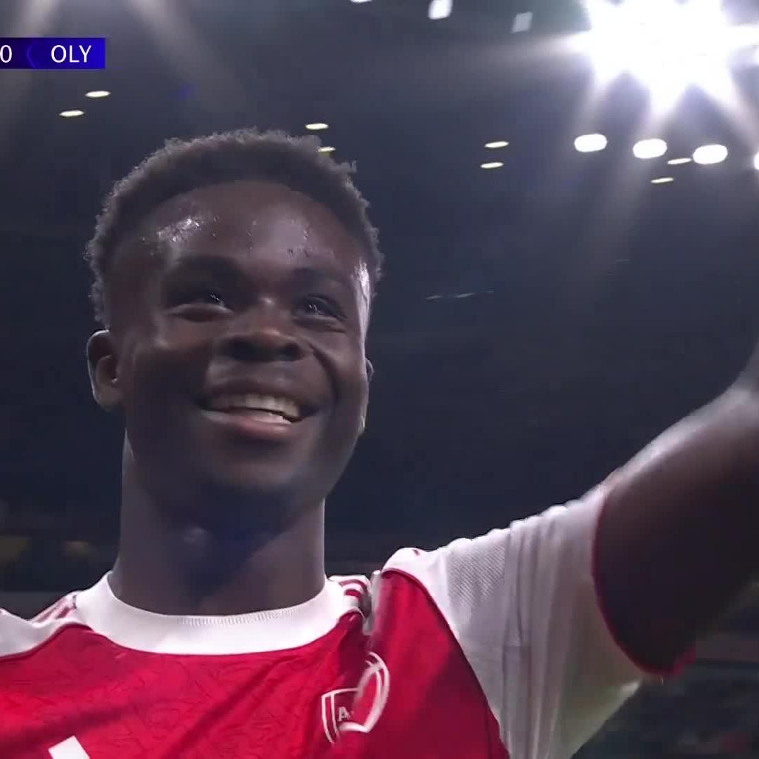 Saka seals it for Arsenal 🔴✨ 📺 Stream #UCL on DStv:
