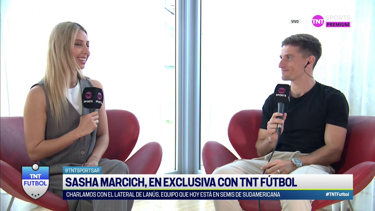 "ME GUSTÓ EL CAMBIO. CAPAZ ES OTRO CLUB CON UNA MEJOR INFRAESTRUCUTA" Sasha Marcich, jugador de Lanús, en exclusiva con #TNTFútbol